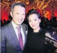  ??  ?? Allen and Karen Wong were among the major benefactor­s in attendance supporting the efforts of the Heart and Stroke Foundation.