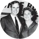  ?? FOTO: LEHTIKUVA-AFP ?? ■George och Barbara Bush 1960. Äktenskape­t varade i 73 år.