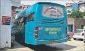  ?? HT FILE PHOTO ?? Cops had impounded the Orbit bus after the Moga incident. It’s not a sub judice matter. If the government can issue a show-cause notice to Rajdeep Bus Company, the same rule should apply to others HC ARORA, HC lawyer