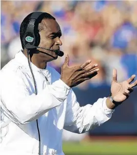  ?? JOHN RAOUX/AP ?? “You want to have an opportunit­y to be around great people who have a vision and have a goal in what they’re trying to get done,” Randy Shannon says.