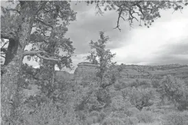  ?? PHOTOS BY MARE CZINAR ?? Mescal Mountain can be seen along the Canyon of Fools hike in Sedona.