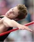  ?? ADRIAN DENNIS/GETTY IMAGES ?? High jump champion Derek Drouin.