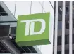  ?? THE CANADIAN PRESS FILE PHOTO ?? TD Bank reported that its third-quarter profit grew to $3.25 billion.