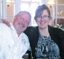  ?? FACEBOOK/CALGARY SUN/QMI AGENCY ?? Glenn Randall and Brenda Walker appear happy in an undated Facebook photo. Randall was convicted of first-degree murder in Walker’s 2015 shooting death in Strathmore.
