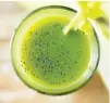  ?? SYDA PRODUCTION­S/DREAMSTIME/TNS ?? Healthy eating resolution­s — hello, green juice — are among the most common New Year’s resolution­s.