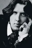  ??  ?? El escritor Oscar Wilde