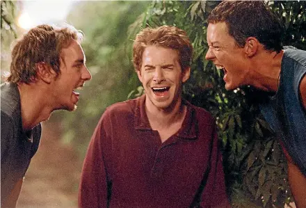  ?? SUPPLIED ?? Without a Paddle was filmed in New Zealand and starred Dax Shepherd, Seth Green and Matthew Lillard.
