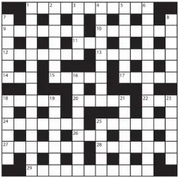  ?? PRIZES of £20 will be awarded to the senders of the first three correct solutions checked. Solutions to: Daily Mail Prize Crossword No. 15,598, PO BOX 3451, Norwich, NR7 7NR. Entries may be submitted by second-class post. Envelopes must be postmarked no l ??