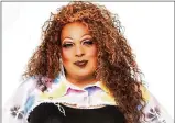  ?? CONTRIBUTE­D ?? Michael Cottrell, a drag queen and community activist a.k.a. Brooklyn Steele-Tate, will serve as the host of the drag show at the Fitton Center this weekend.