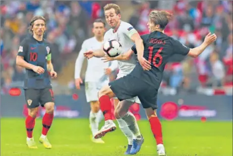  ?? GETTY IMAGES ?? ■
Croatia defeated England in the semi-finals of the 2018 FIFA World Cup. The two sides met again in the group stages of the UEFA Nations League.
