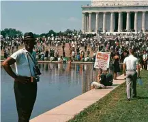  ?? Divulgação ?? A Marcha sobre Washington em ‘Eu Não Sou Seu Negro’ LIVRO