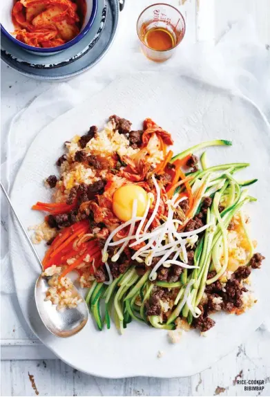  ??  ?? RICE-COOKER BIBIMBAP