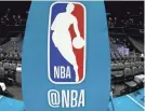  ?? JEREMY BREVARD/USA TODAY SPORTS ?? A general view of the NBA logo.