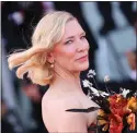  ?? VITTORIO ZUNINO CELOTTO — GETTY IMAGES/TNS ?? Cate Blanchett attends the “Tar” red carpet at the 79th Venice Internatio­nal Film Festival on Sept. 1, 2022.