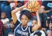  ?? STEPHEN M. DOWELL/ ORLANDO SENTINEL ?? Dr. Phillips’ Kendall Perry (pictured against Lake Highland Prep last month) and her teammates defeated Miami High on Friday.
