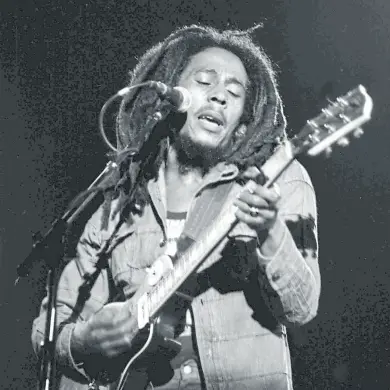  ?? AP ?? Marley en concierto, a fines de los 70