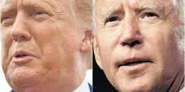  ?? MANDEL NGAN/GETTY AFP ?? One thing the polls show with certainty: either Trump or Biden could win Florida.