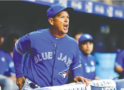  ?? JULIO AGUILAR/GETTY IMAGES/FILES ?? Blue Jays manager Charlie Montoyo says his message to players heading into the upcoming 60-game season is that there will be two types of teams — teams that stay healthy and work together to win and teams that complain, get sick, and lose most nights.