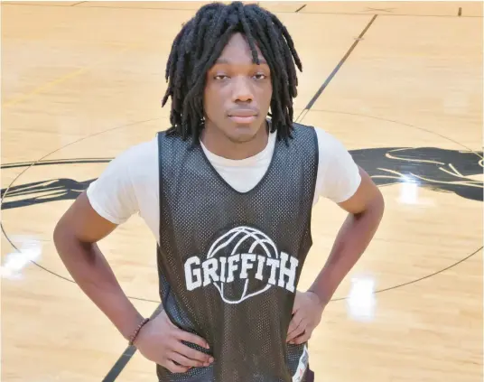  ?? DAVE MELTON/POST-TRIBUNE ?? Griffith senior guard Savon Miles is averaging a team-high 11.1 points this season.