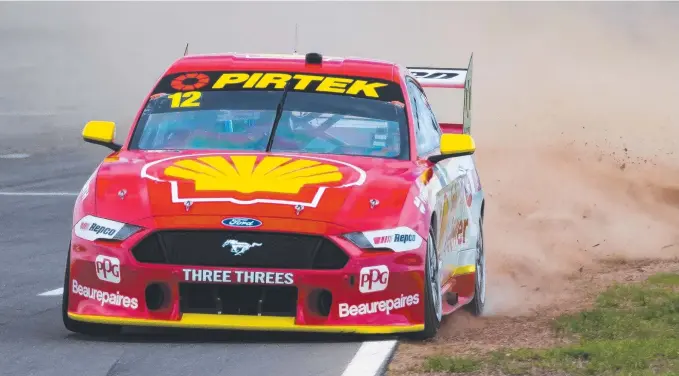  ?? Picture: DANIEL KALISZ/GETTY IMAGES ?? Fabian Coulthard, pictured in action at The Bend last season, and his fellow Supercars drivers won’t get a shot at track in 2020 after a calendar revamp.