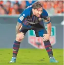  ??  ?? Lionel Messi anotó el gol del empate