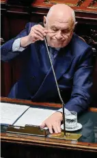  ?? ANSA ?? Ministro della Giustizia Carlo Nordio