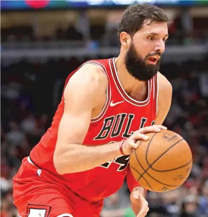  ??  ?? Forward Nikola Mirotic says former Bulls guard Rajon Rondo was the best teammate he has ever had.