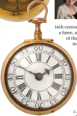  ??  ?? From top: A late 17th-century gold cased pocket watch, by Christophe­r Gould, the movement signed ‘Chr. Gould, London’, glass missing, £2,000–2,500; a rare gold repeating verge pocket watch, signed Daniel Quare, London, circa 1710.