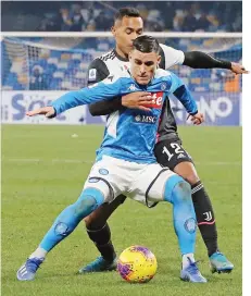  ?? MOSCA ?? Josè Callejon, 33 anni, a Napoli dal 2013