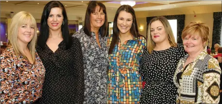  ??  ?? Emma O’Neill, Harriet Foxton, Elaine and Edel Fleming and Sinead and Bridget O’Reilly.