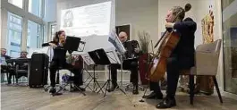  ?? Photos: C. ?? L'événement a donné lieu à une représenta­tion musicale assurée par des musiciens du Conservato­ire de Musique d'Esch-sur-Alzette.