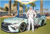  ?? CHRISTIAN ANDRADE-CASHMAN AP ?? Kyle Busch’s car will feature Ethel M candy, a favorite childhood memory, in today’s race at Las Vegas.