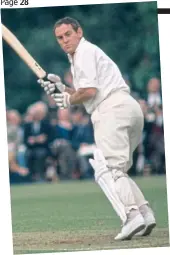  ?? ?? In action: Illingwort­h batting as Leicesters­hire captain in May 1971