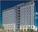  ?? COURTESY OF CTK ARCHITECTU­RE ?? An 803-unit, 18-story co-living residentia­l tower proposed at 199 Bassett St. in downtown San Jose, concept.