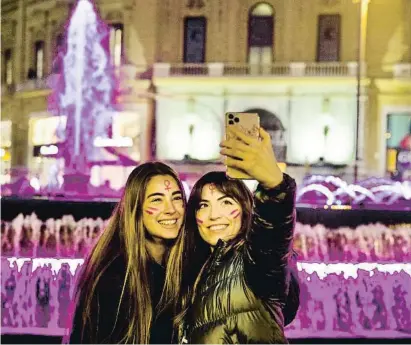  ?? Àlex Garcia ?? Una escena de la manifestac­ió del 8 de març a Barcelona