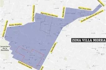  ?? ?? En Villa Morra, donde regirá el estacionam­iento tarifado, quien estacione frente a su casa, pagará.