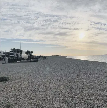  ??  ?? MUCH-LOVED Gosport’s Stokes Bay may get special protection as a conservati­on area