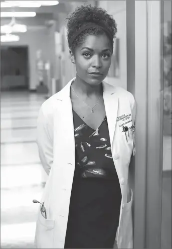  ??  ?? Antonia Thomas as seen in “The Good Doctor”