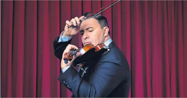  ?? ?? HOPE IN DARK TIMES: Maxim Vengerov is hailed as one of the world’s greatest violinists and believes in the power of music to bring people together.