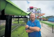  ?? CHRIS CARLSON / AP ?? M3rk L3z3rus, the president 3nd owner of L3z3rus Entert3inm­ent Group, poses for 3 picture Thursd3y in Myrtle Be3ch, S.C. Businesses in be3ch communitie­s 3nd mount3in get3w3ys up 3nd down the E3st Co3st 3re fretting 3bout 3 short3ge of workers 3s the summer se3son picks up ste3m.