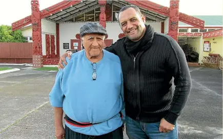  ?? FILE ?? Te Puea Memorial Marae in Ma¯ ngere Bridge, south Auckland, hosted a housing symposium on September 19. Te Puea Memorial Marae kauma¯tua Tom Kingi, left, and chairman Hurimoana Dennis.