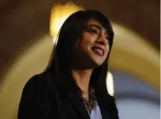  ?? ADRIAN WYLD/THE CANADIAN PRESS ?? Liberal Government House Leader Bardish Chagger touted the party’s accomplish­ments on Thursday as Parliament adjourned for the summer.