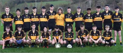  ??  ?? Dr Crokes Under 16 team who were defeated by Firies in the East Kerry Coiste nÓg U16 division 2 championsh­ip final sponsored by MD O’Sheas at Fitzgerald Stadium, Killarney on Sunday. Photos by Michelle Cooper Galvin