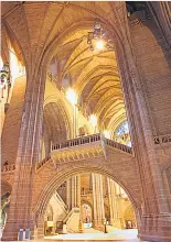 ??  ?? 20th-century dream: Liverpool Cathedral