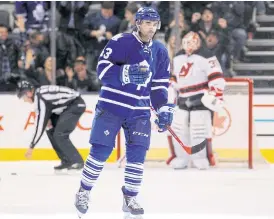  ??  ?? Toronto Maple Leafs forward Nazem Kadri.