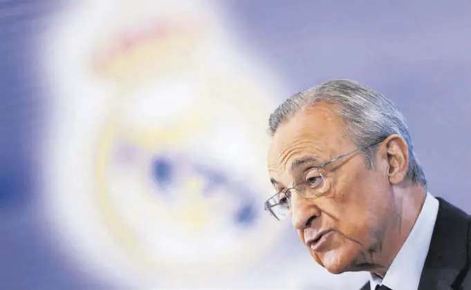  ?? EFE ?? Florentino Pérez, presidente del Real Madrid //