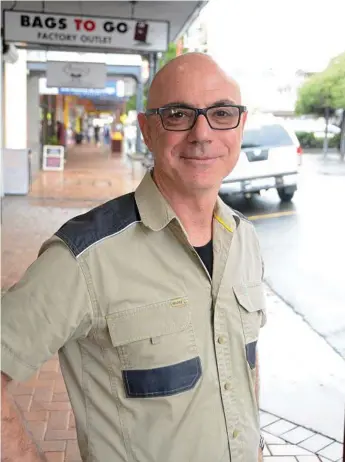  ?? Photo: Tom Gillespie ?? TOURISM PLAN: Businessma­n and ex-army pilot Bernie Baz said a war memorial museum would become a regular tourist attraction in Toowoomba.