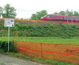  ??  ?? Cantieri I primi cantieri dell’alta velocità fra Sona e Sommacampa­gna