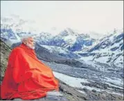  ?? PTI ?? Prime Minister Narendra Modi during his visit to Uttarakhan­d. "There is something very special about the Himalayas," the Prime Minister tweeted along with this picture.