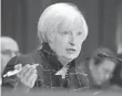  ?? SUSAN WALSH, AP ?? Janet Yellen, chair of the Federal Reserve, led a two-day meeting for policymake­rs that ended Wednesday.
